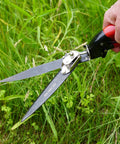 Rotating Handle Grass Shears for Precision Edging and Hedge Trimming, durable garden clippers for clean lawn borders and shrubs