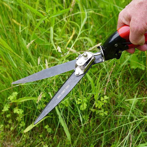 Rotating Handle Grass Shears for Precision Edging and Hedge Trimming, durable garden clippers for clean lawn borders and shrubs