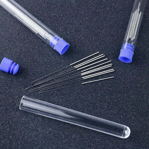Essential 50 Piece 3D Printer Nozzle Cleaning Kit With 0.2mm 0.25mm 0.3mm 0.35mm 0.4mm Stainless Needles on black surface