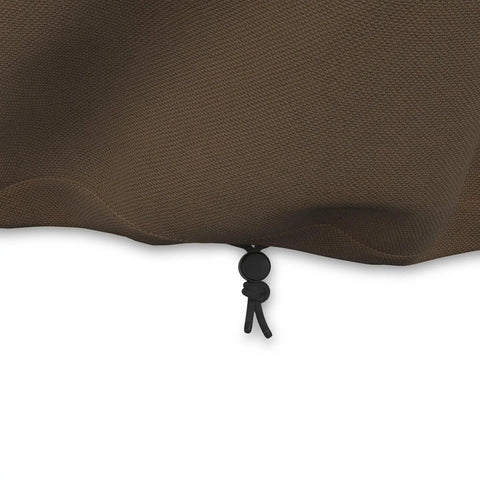 Close-up of click close strap on Three Seater Outdoor Sofa Cover Weatherproof Protector For Patio Furniture Built To Last No Fuss Waterproof PVC