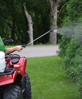 Person using 30 Inch Pistol Grip Agricultural Sprayer Gun With Adjustable 18 Orifice Nozzle From Mist To Straight Stream, 100 PSI Max