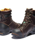 Built Tough Endurance 8 Inch Steel Toe Work Boot For Men With Puncture Resistant Sole, Anti Fatigue Technology, Briar Brown, Size 7.5M