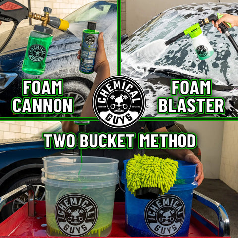 Honeydew Snow Foam Car Wash Soap For Foam Cannons And Guns Thick Clinging Suds That Lift Dirt For A Scratch Free Shine 64 Oz Ready To Roll With Foam Cannon Or Garden Hose Gun, foam wash setup