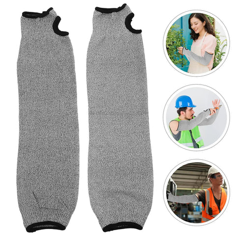 Badass Cut Resistant Arm Sleeves Featuring Thumb Slash Coverage And Scrape Resistant Fabric For Welding Landscaping And Auto Repair Heavy Duty Forearm Guards