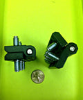 Heavy Duty Black Flat Leaf Hinge 270 Degree Opening For Heavy Doors Trucks And Cabinets Pack Of 10 With M8 Bolts Durable Zamak Body