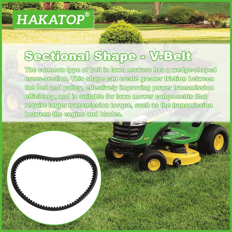Heavy Duty Lawn Mower Conveyor Belt Replacement For Husqvarna RS800 Series RS800P SR800F RS800P And GT37401 shown with tractor