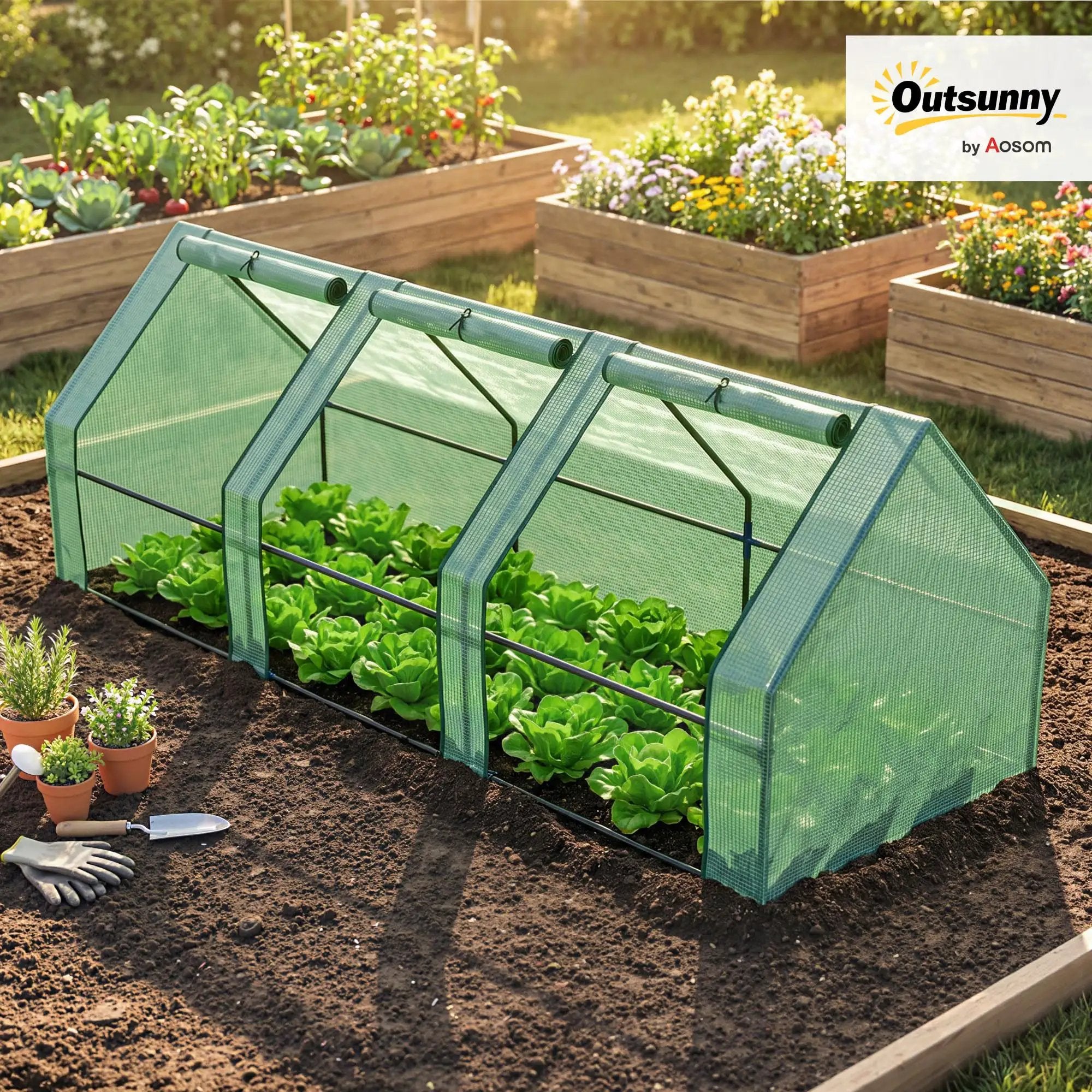 Portable Mini Greenhouse UV Protected, Easy Setup ✓