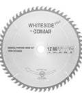 12 Inch Crosscut Saw Blade 60 Tooth ATB Grind 1 Inch Arbor Carbide Tipped Premium Woodworking Blade for precise cuts.