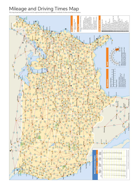 2026 Truckers Road Atlas For United States, Canada, And Mexico, The Ultimate Guide For Professional Drivers Featuring Up To Date Route Maps, Truck Stops, Weigh Stations, And Navigation Tips For Safer, Smoother Hauls, mileage map page