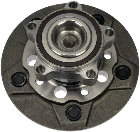 Front view of Front Wheel Bearing And Hub Assembly For Select Ford Models Complete Bolt On Repair Includes Hub And Bearing OE Precise Fit