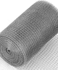 Flexible Stainless Steel Wool Roll For Gap Blocking 5 Inch By 30 Foot, Rust Resistant Mesh on white background