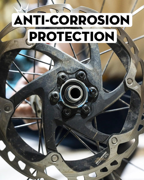 Bike Assembly Grease That Keeps Your Ride Quiet And Smooth, Long-Lasting Lubrication, Water Washout Resistant on bike wheel