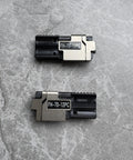 Game Changer Pitch Conversion Fiber Holders And Sheath Clamps For Glue Free Ribbonizing With Rt02 Tool Dead On Chuck Jigs, pack of 2, designed for 200 micron fiber splicing.