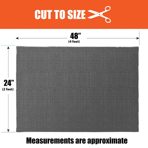 Heavy Duty Non Slip Rubber Mat 24 By 48 Inch For Woodworking Router Table And Workbench Anti Skid CNC Tool Mat Cabinet Shelf And Drawer Liner
