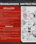 Installation and operation guide for DIY Friendly Wall Mounted Garage Door Opener Control Panel For 1995-2011 Models.