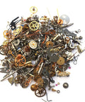 Steampunk Watch Parts Collection With 150 Plus Tiny Vintage Gears Cogs Wheels Hands Crowns And Stems For Resin Art Craft Projects