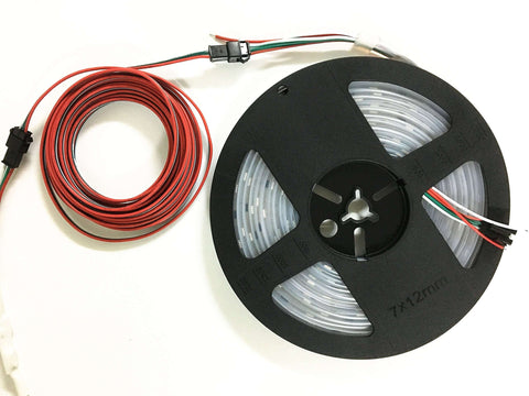 5M 16.4Ft 3 Pin JST SM LED Connector Cable For WS2812B WS2811 SK6812 Symphony LED Strips With Male And Female Plugs