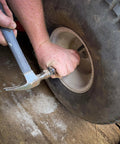 Using Impact Driver Kit With Four Drill Bits And Three Eighth Inch Drive Beefy Manual Impact Driver For Rusted Fasteners