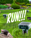 Solar Mole Repellent Ultrasonic 4 Pack For Lawn Garden Yard Home Humane Pest Deterrent For Voles Gophers Groundhogs Snakes