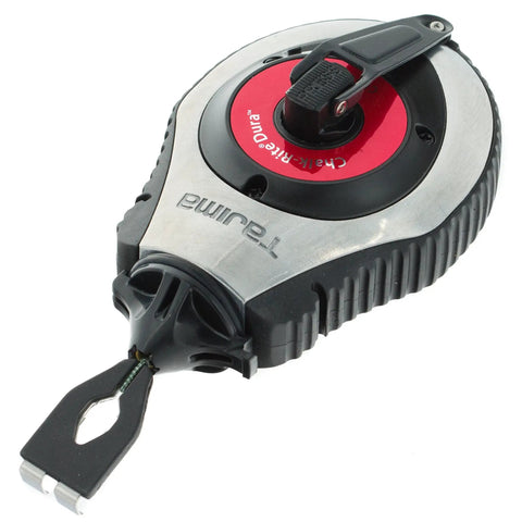 CR401S Chalk Rite Dura Reel with Premium Braided Line and Fast Rewind System, durable die-cast aluminium and rubber grip