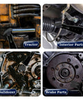 Heavy Duty Moly Grease With Five Percent Molybdenum Disulfide Lubricant For High Temperature Use on machinery parts