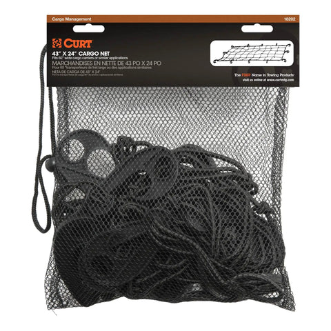 Hella Strong 43 X 24 Inch Elastic Cargo Net With Finger Loop Grips For Hitch Carrier And Trailer Rack Lock In Your Gear No Drama Outdoor Organizer System