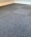 20 Pack Commercial Carpet Tiles 20x20 Inches Reusable Carpet Squares With Stickers PVC Backed Floor Tiles for Home Office Light Gray