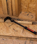 18 Inch Indexing Flat Pry Bar With 15 Locking Positions Raised Striking Surface on construction site
