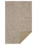 Non Slip Rug Pad With Felt And Latex Rubber Gripper, Dual Surface Cushion for Hardwood Tile and Carpet, corner flipped view