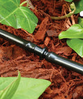 Drip Irrigation Repair And Expansion Kit With 102 Universal Parts, 100 Feet Self Dispensing One Quarter Inch Tubing in garden