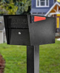 Curbside Locking Security Mailbox for Home Use, USPS Approved, Heavy-Duty Workhorse 14-16 Gauge Galvanized Steel Construction