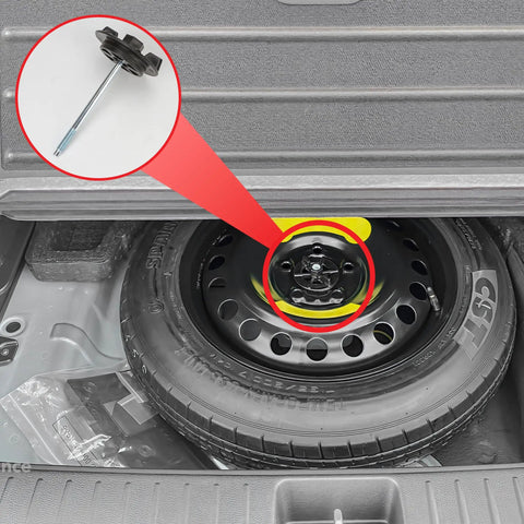 Spare Tire Hold Down Bolt Clamp For Kia Sportage 2010 2015 And Hyundai Tucson 2004 2006 Fixing Screw Retainer in trunk display
