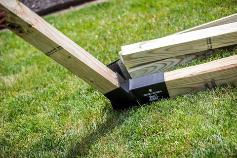 Heavy Duty DIY Wooden Swing Set Kits With Metal Brackets And Hardware For Safe Easy Playset Installation In Your Backyard Built For Years Of Outdoor Family Fun And Durable Everyday Playtime