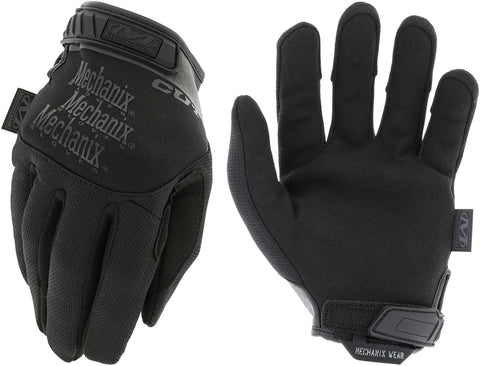 Specialty Pursuit D5 Cut Resistant Covert Work Gloves With Internal Armortex Layer And TrekDry Breathable Fit That Keeps You Comfy All Day EN 388 Level D And ANSI A5 Blade Cut Protection 3D Patterning Large Size All Black