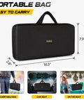 All In One Fishing Rod And Reel Kit With Telescopic Carbon Fiber Pole And Spinning Reel Travel Carrier Case, compact and portable.