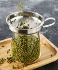 Three Piece Wide Mouth And Regular Mouth Canning Funnel Set With Strainer Stainless Steel For Mason Jars Ideal For Jam Spreads