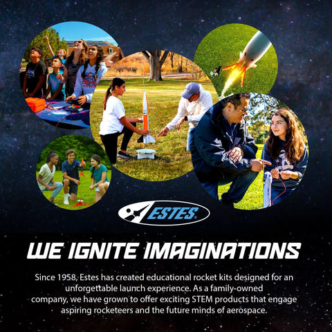 Children launching model rockets using Tube Marking Guide For Model Rockets With Fin Attachment Guide, Pro Grade Precision