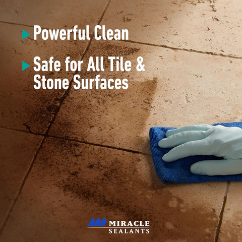 All Purpose Tile And Stone Cleaner For Interior And Exterior Surfaces Odorless PH Neutral Non Toxic Formula cleaning tile grout.