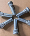 Badass M14 X15 Wheel Studs Six Pack Class 129 Replacement Fits Nissan Titan NV Armada Plus Infiniti QX56 QX80 showing six high strength steel bolts.