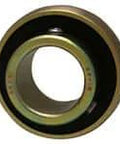 1/2 in Narrow Width Set Screw Bearing, Zinc Finish, Model B1-8MZ2, Single Unit for Shaft Support viewed from the front
