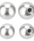 925 Sterling Silver Screw Ball Backings For Earrings 3 To 4 Mm Round Ball Earring Stoppers Post Studs Jewelry Making