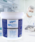 96 Percent Isopropyl Alcohol Wipes 4000 Count Bulk Pack For Cleanrooms Labs And Sensitive Equipment Electronic Tech Wipes SMS Cloth Economy Size 4 Pack in lab setting