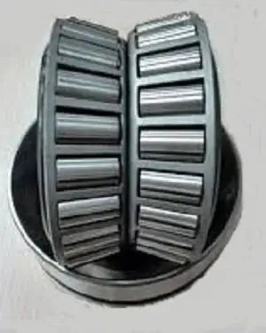 Close-up of 97526 2-Row Tapered Roller Wheel Bearing 130x230x145mm made from chrome steel showing roller configuration.
