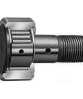 CF4WBR Thrust Disk Metric Cam Follower Caged Retainer High Carbon Steel Crowned Outer Ring Shielded Hex Head Side View