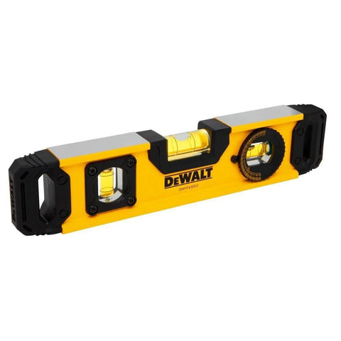 9 Inch Extruded Torpedo Level With Durable Rigid Body And Precise Vial For Fast Layout Checks, suitable for construction use.