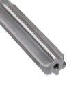 Close-up of Pro Grade 9mm Chucking Reamer HSS Lathe Tool with 6 Straight Flutes Round Shank Milling Cutter for Stainless Steel Holes