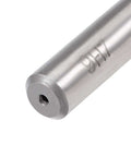Pro Grade 9mm Chucking Reamer HSS Lathe Tool with 6 Straight Flutes, end view showing round shank and visible H7 marking