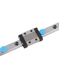 Beefy Yet Lightweight 9mm Wide Linear Rail Block for Precise Motion in Automatic Equipment, steel with built-in lubrication