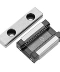LML9B 9mm Wide Miniature Linear Rail Guide With Four Point Contact Slide Block shown in close-up view