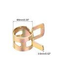 9mm And Three Eighths Inch Spring Hose Clamps Pack Of 5 Your Best Bet For Fuel Line Vacuum Water Pipe Clips Low Pressure Air Tube Fasteners For Cars Boats Motorcycles And Home Garage Use